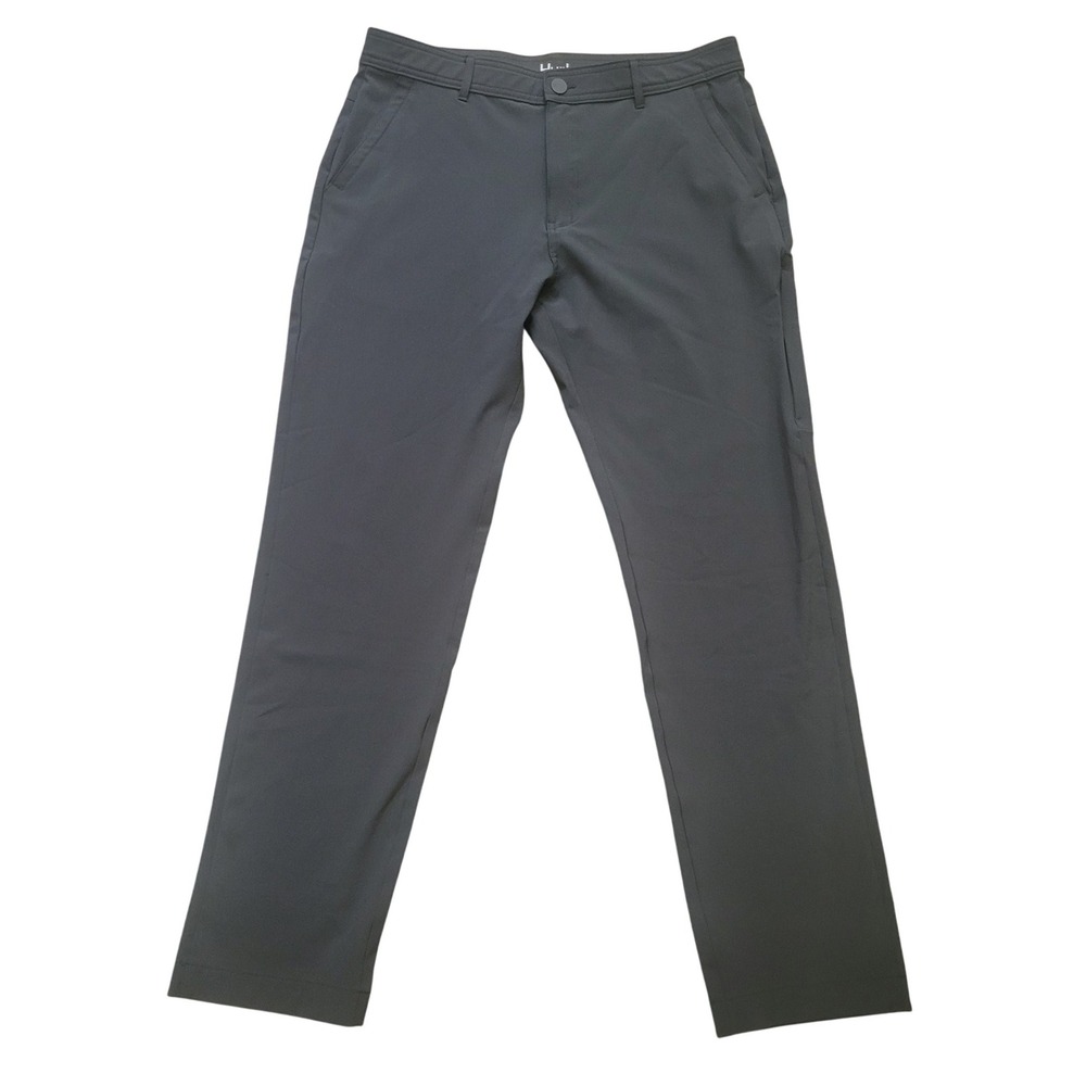 Hurley Mens Dri-FIT Performance Nylon Pants 34x34 Black Straight Leg 1840546